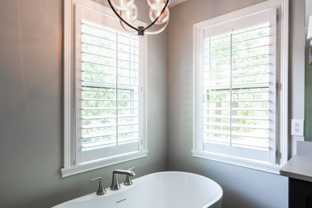 Bathroom White Shutters