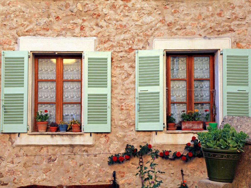 rustic shutters